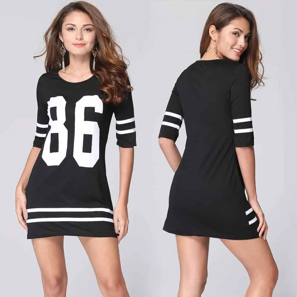 Sports Jersey, Number, or Baseball Tee Dress