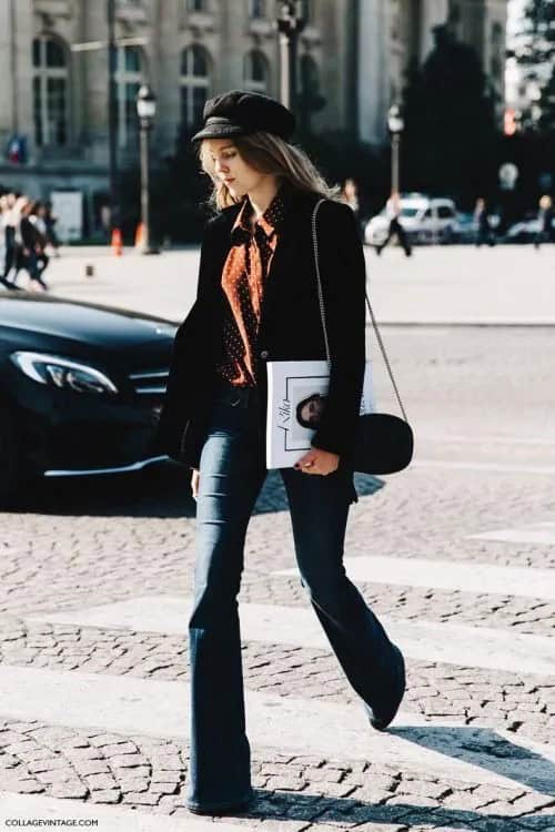 Black Blazer and Jeans