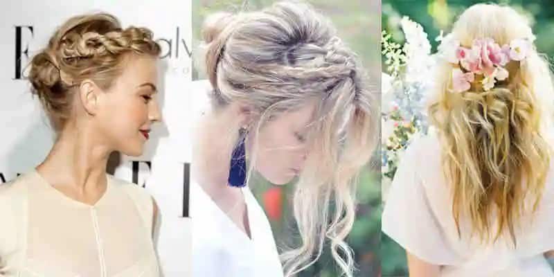 Boho wedding hairstyles