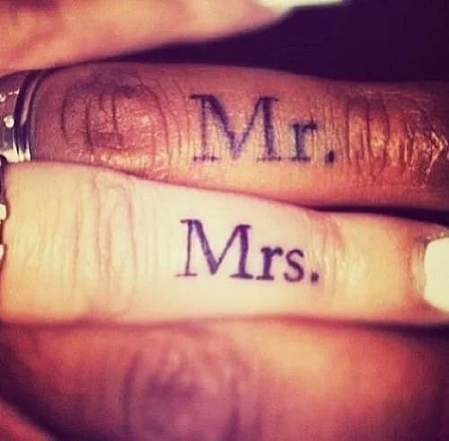 Married Couple Tattoos