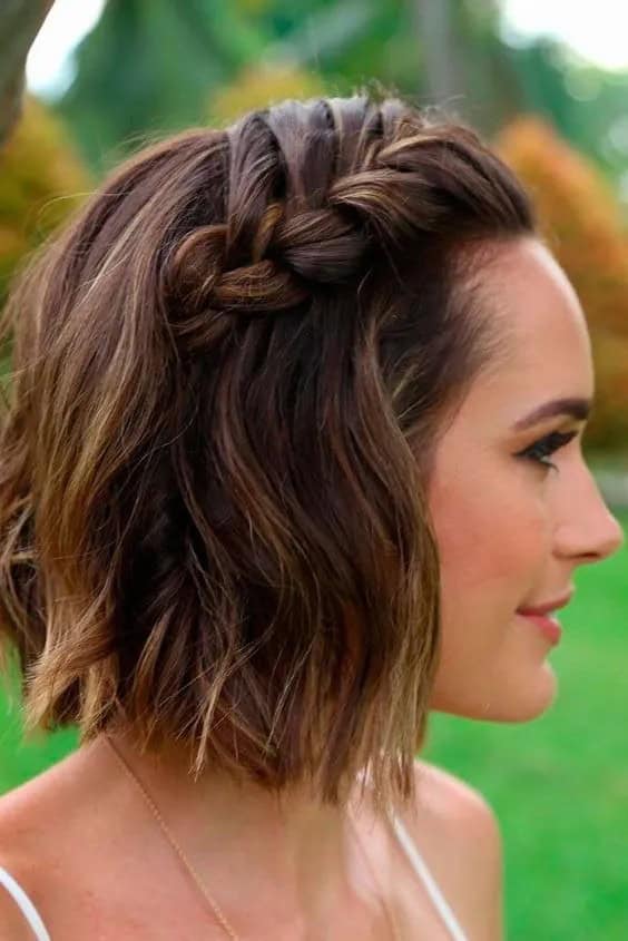 Braided Bangs Hairstyle