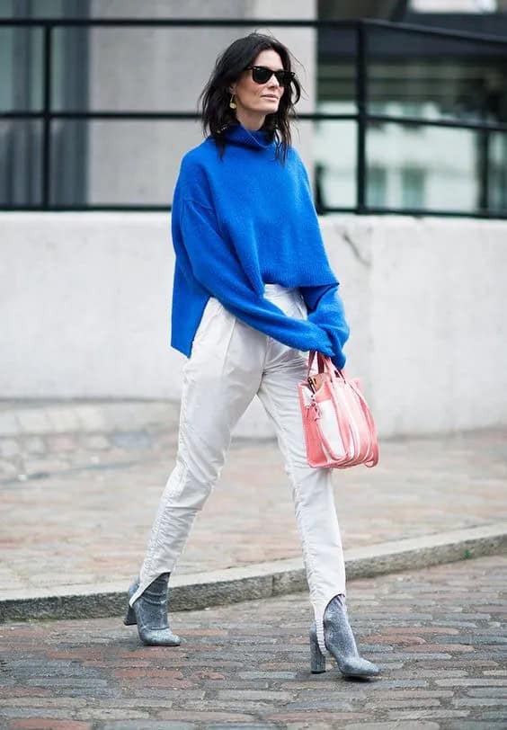 Sweater with Stirrup Pants