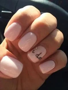 3 Beautiful Wedding Nails Design Ideas