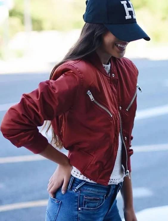 Short Bomber Jacket