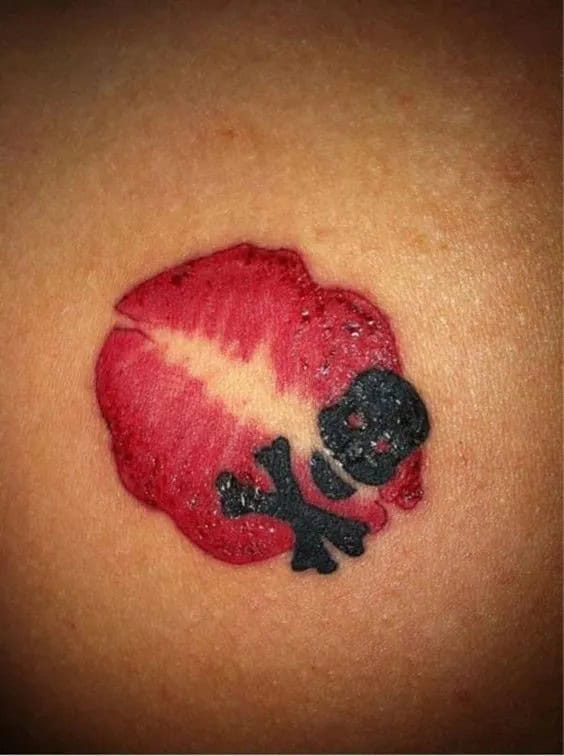 LIPS SKULL TATTOOS