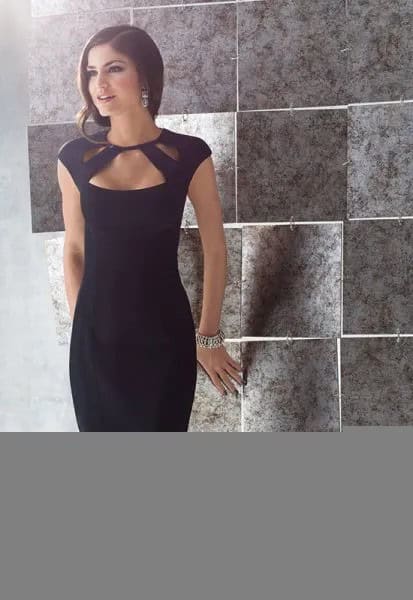 Black Cutout Bodycon Dress