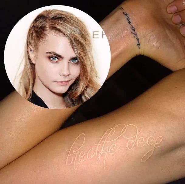 White tattoo is also popular among Celebs.