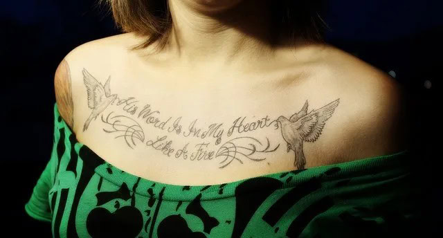 Chest Tattoos for women