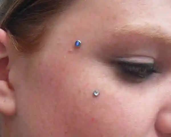 Facial Dermal Piercing