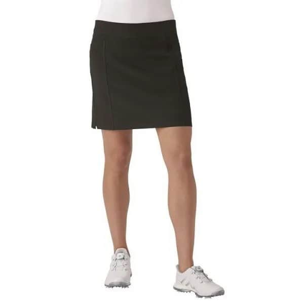 White Form Fitting Tee with Black Skort