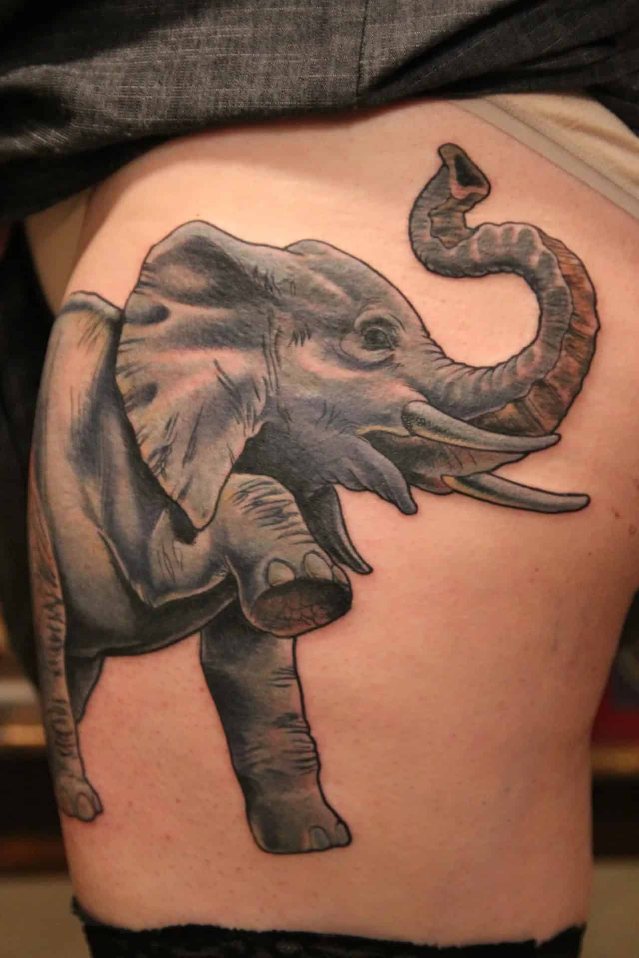 What does an elephant tattoo mean?