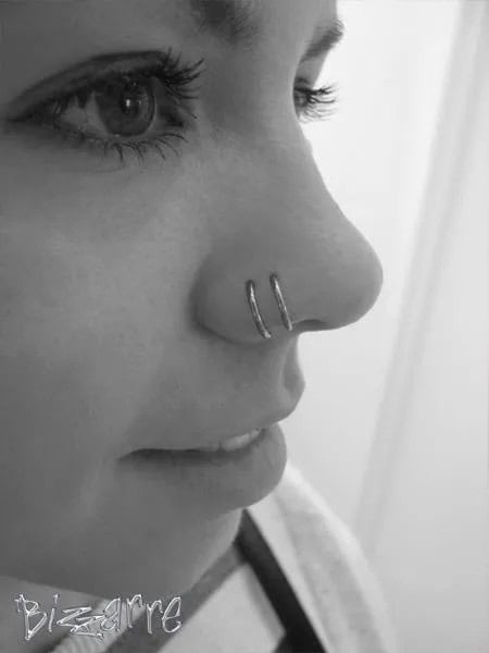 Double Nose Piercing (Nostril)