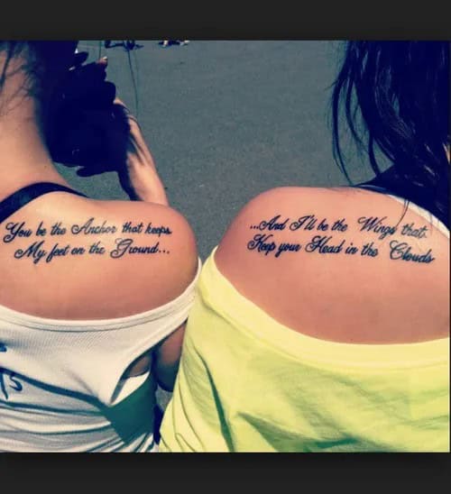 What is a sister tattoo?