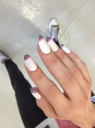 White nails