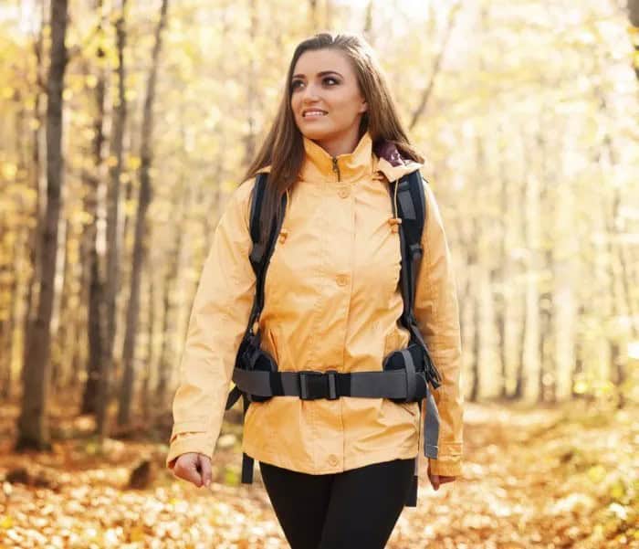 Lemon Yellow Oversized Hiking Jacket with Black Skinny Jeans