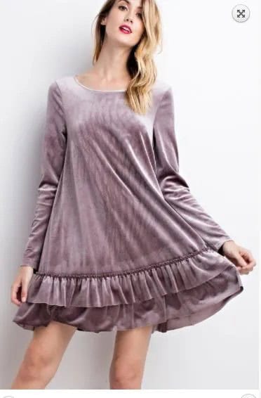 Washed Lilac Velvet