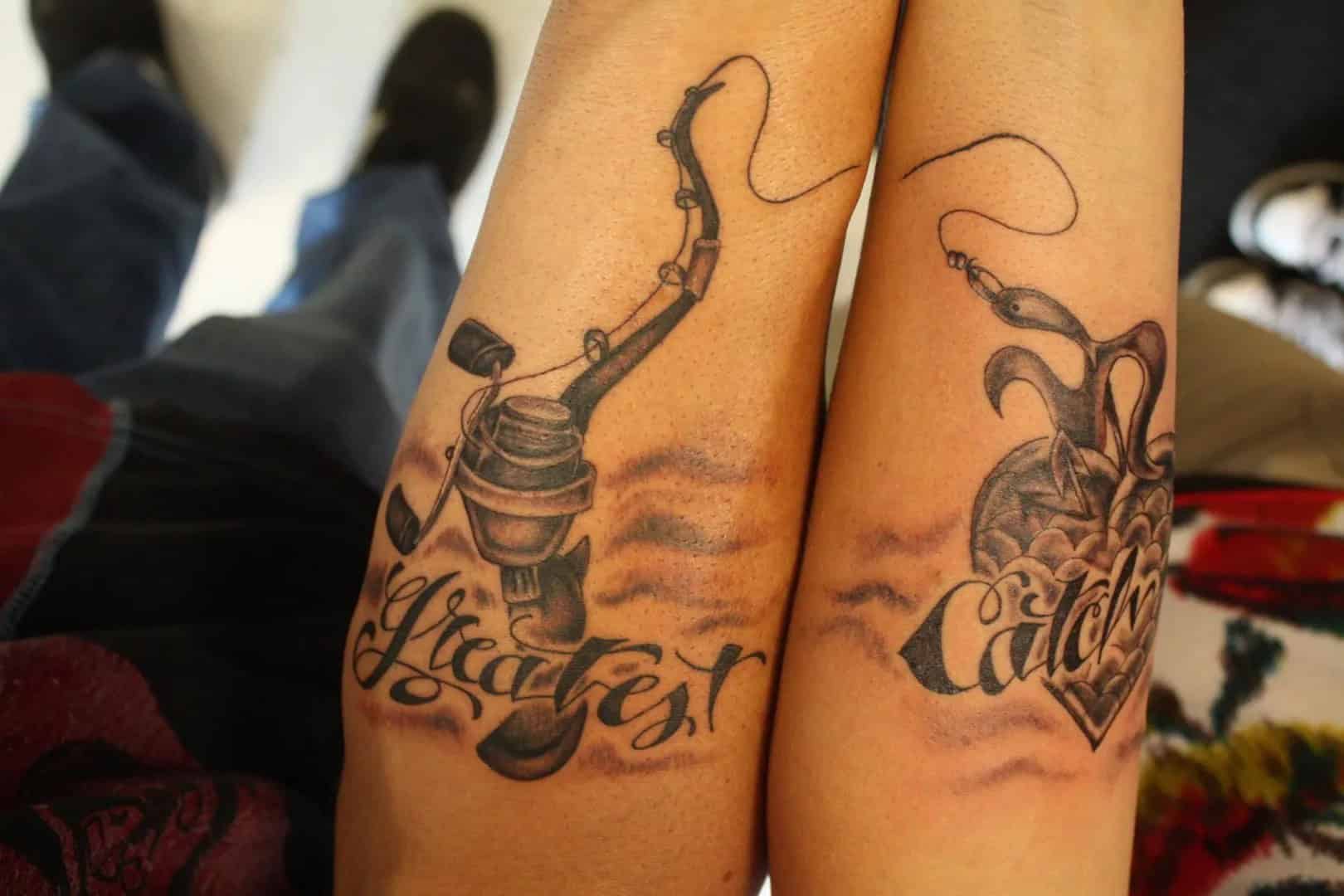 Matching Couple Tattoos