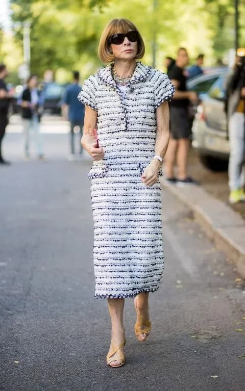 Anna Wintour Loves Tweed