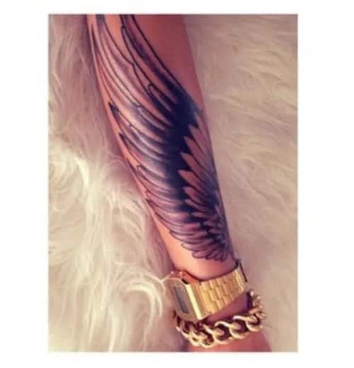 WING TATTOOS are the symbol of lightness and spirituality.