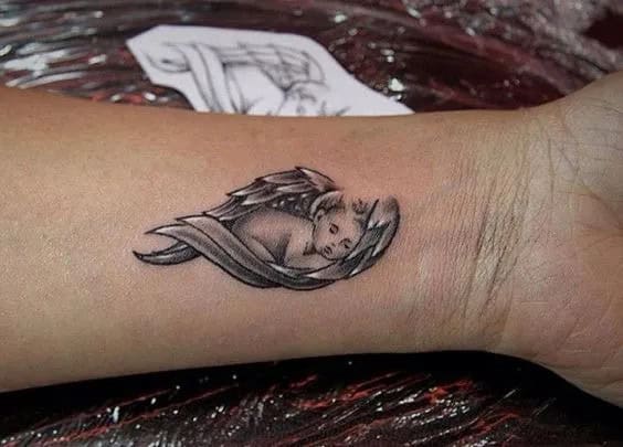 BABY ANGEL TATTOOS