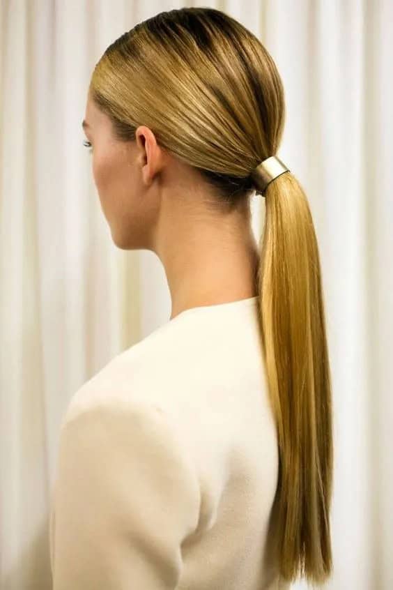 High, Low or Twisted Ponytail Hairstyle