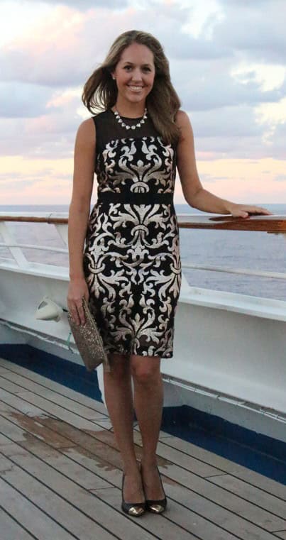 Evening cruise wear