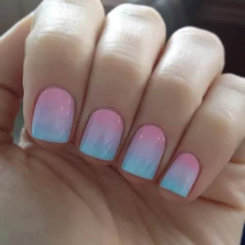 Pastel Ombre Nails