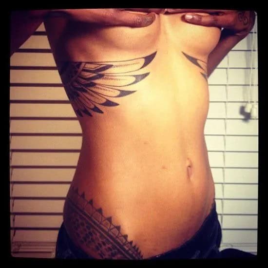 WING TATTOOS are the symbol of lightness and spirituality.