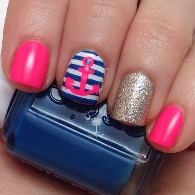 Nautical nail designs