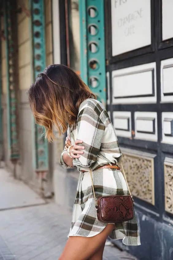 Short Beige Dress