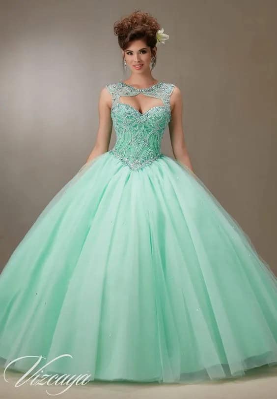 Mint Green Quinceanera Dress