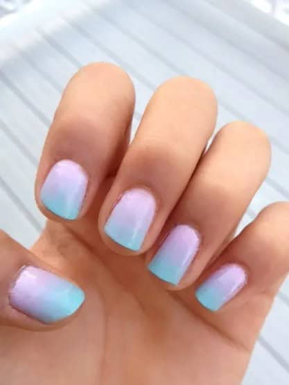 Pastel Ombre Nails