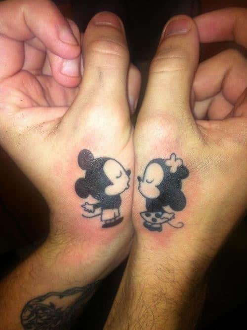 Matching Couple Tattoos