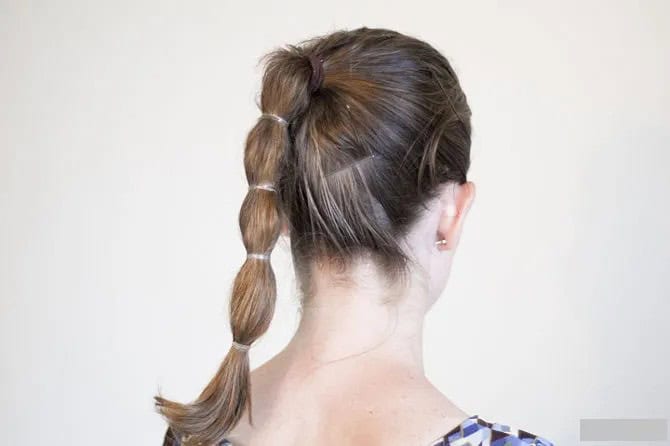 Segmented Ponytail