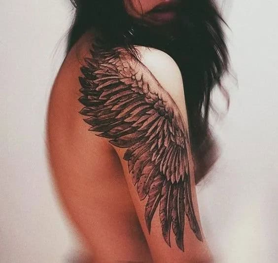 WING TATTOOS are the symbol of lightness and spirituality.