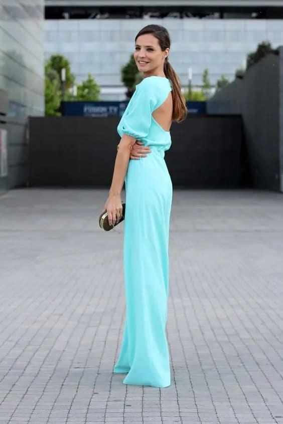 Turquoise Jumpsuit