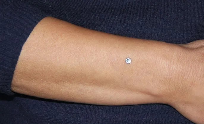 Wrist Dermal Piercings