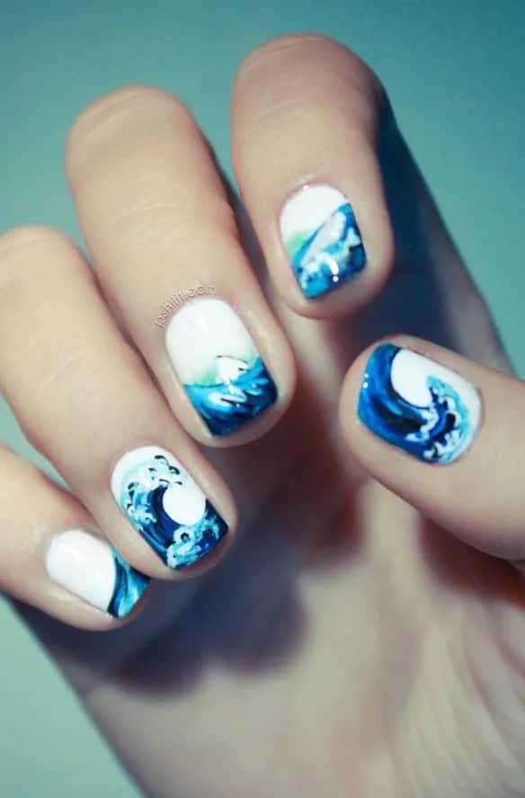 Beach nail designs