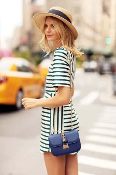 Wear with Black and White Striped T Shirt Dress