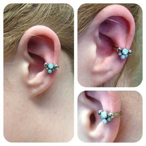 What does a snug piercing look like?