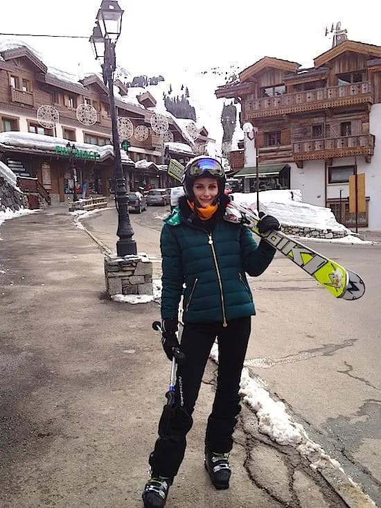 Olivia Love Skiing