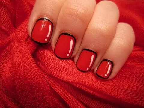 Animated Simple Nail Designs for Short Nails