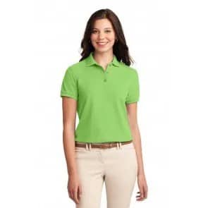 Light Green Polo Shirt with Ivory Skinny Jeans