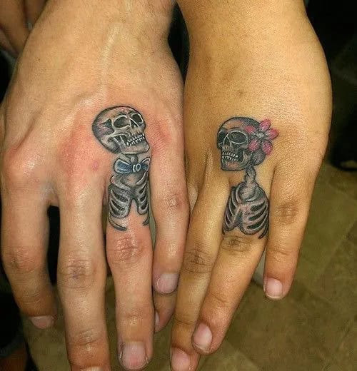 MR. & MRS. SKULL TATTOOS