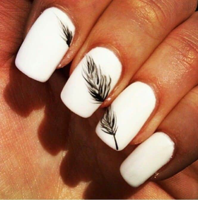 White nails