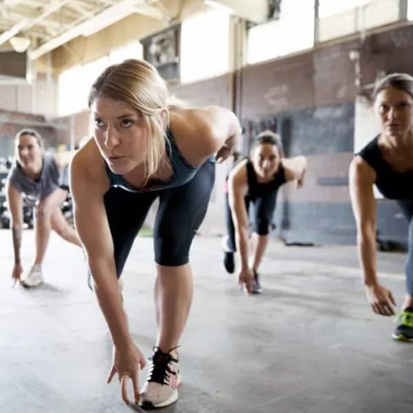 Black Tank Top with Cropped Workout Pants