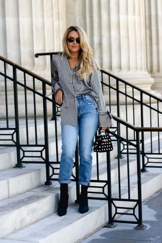 Striped Button-Down