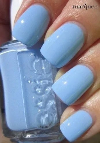 Pastel color nails