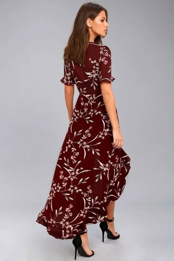 Floral Print Maxi Dress