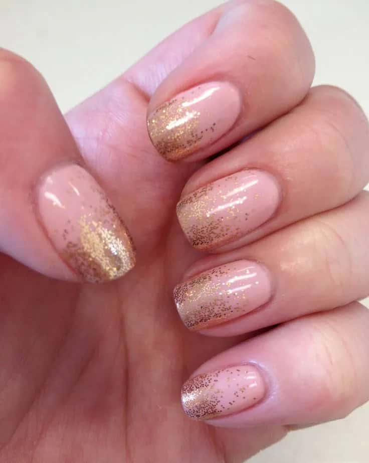 Glitter Ombre Nails